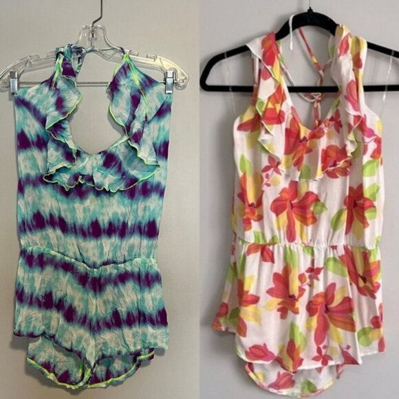 Victoria’s Secret halter swim coverup dress + romper small - Picture 2 of 11